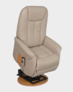 FAUTEUIL RELEVEUR 2 MOTEURS - PRESTIGE -PIVOTANT GRIS PERLE RELEVEUR