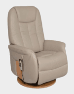 FAUTEUIL RELEVEUR 2 MOTEURS - PRESTIGE -PIVOTANT GRIS PERLE REPOS