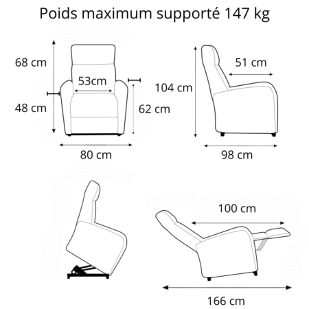 Dimensions confort premium