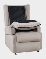 FAUTEUIL RELEVEUR 2 MOTEURS - CAPRI BEIGE DEHOUSSABLE