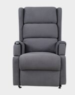 FAUTEUIL RELEVEUR 2 MOTEURS - CAPRI GRIS FACE