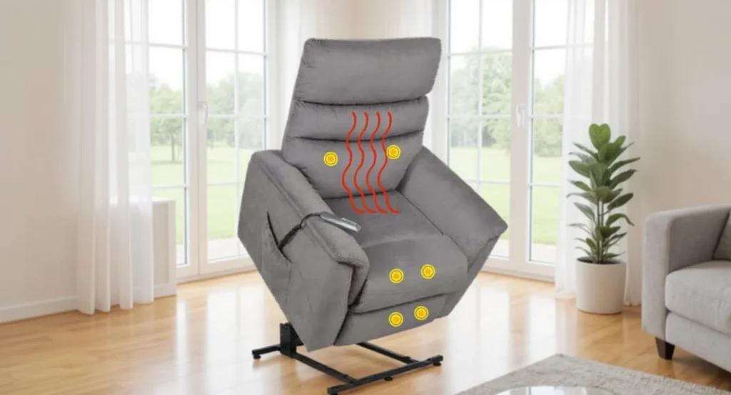 Fauteuil relaxant chauffant et massant